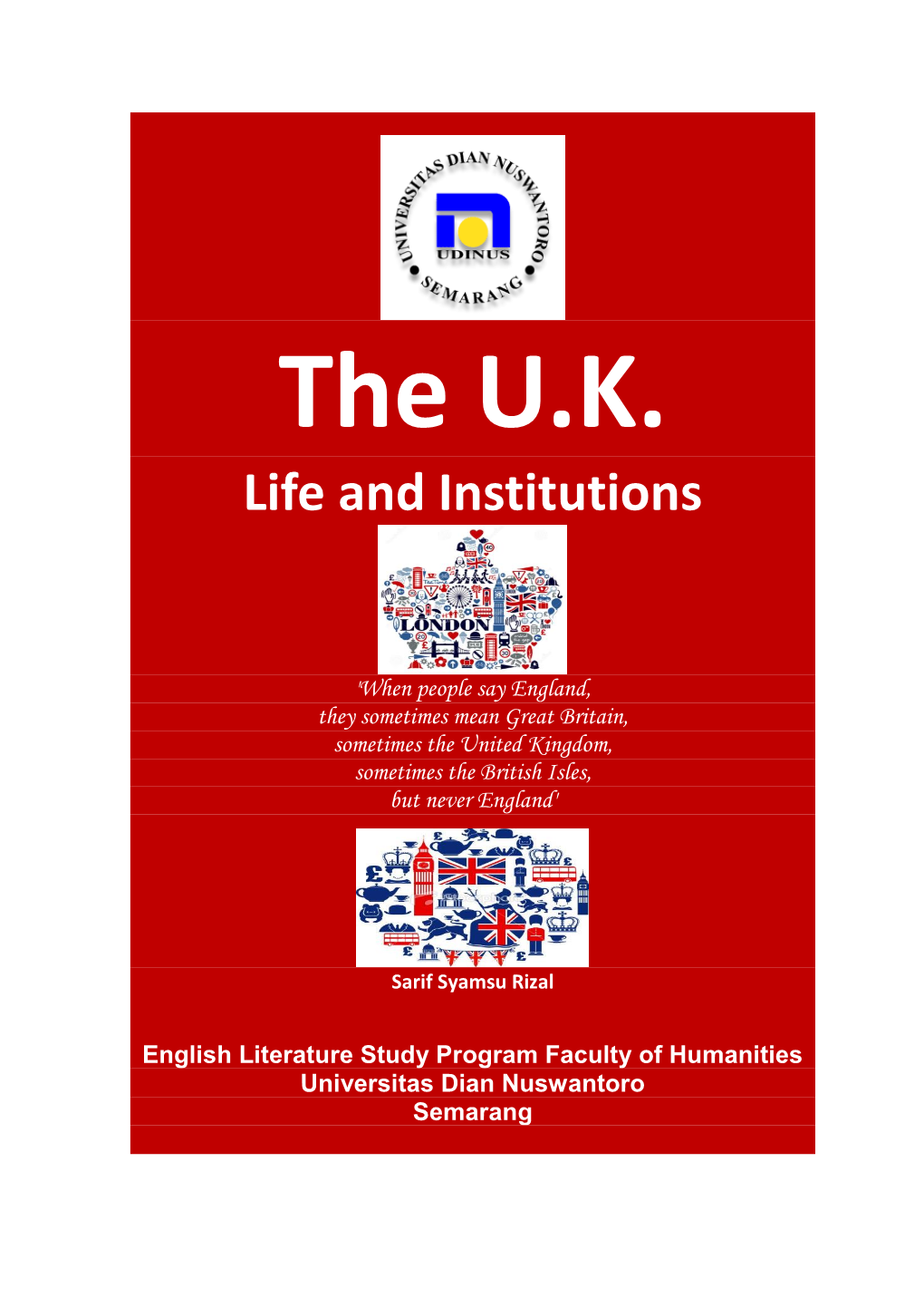 Life and Institutions
