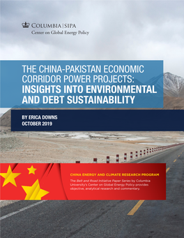 The China-Pakistan Economic Corridor Power Projects: Insights Into Environmental and Debt Sustainability