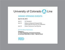 University of Colorado Line