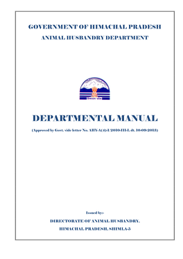 Departmental Manual