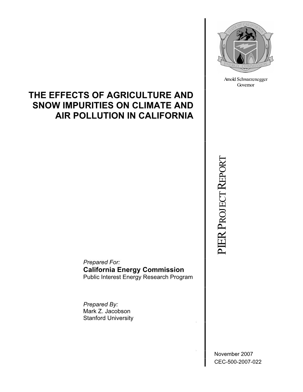 The Effects of Agriculture and Snow Impurities on Climate and Air Pollution in California