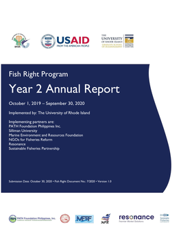 Fish Right Year 2 Workplan