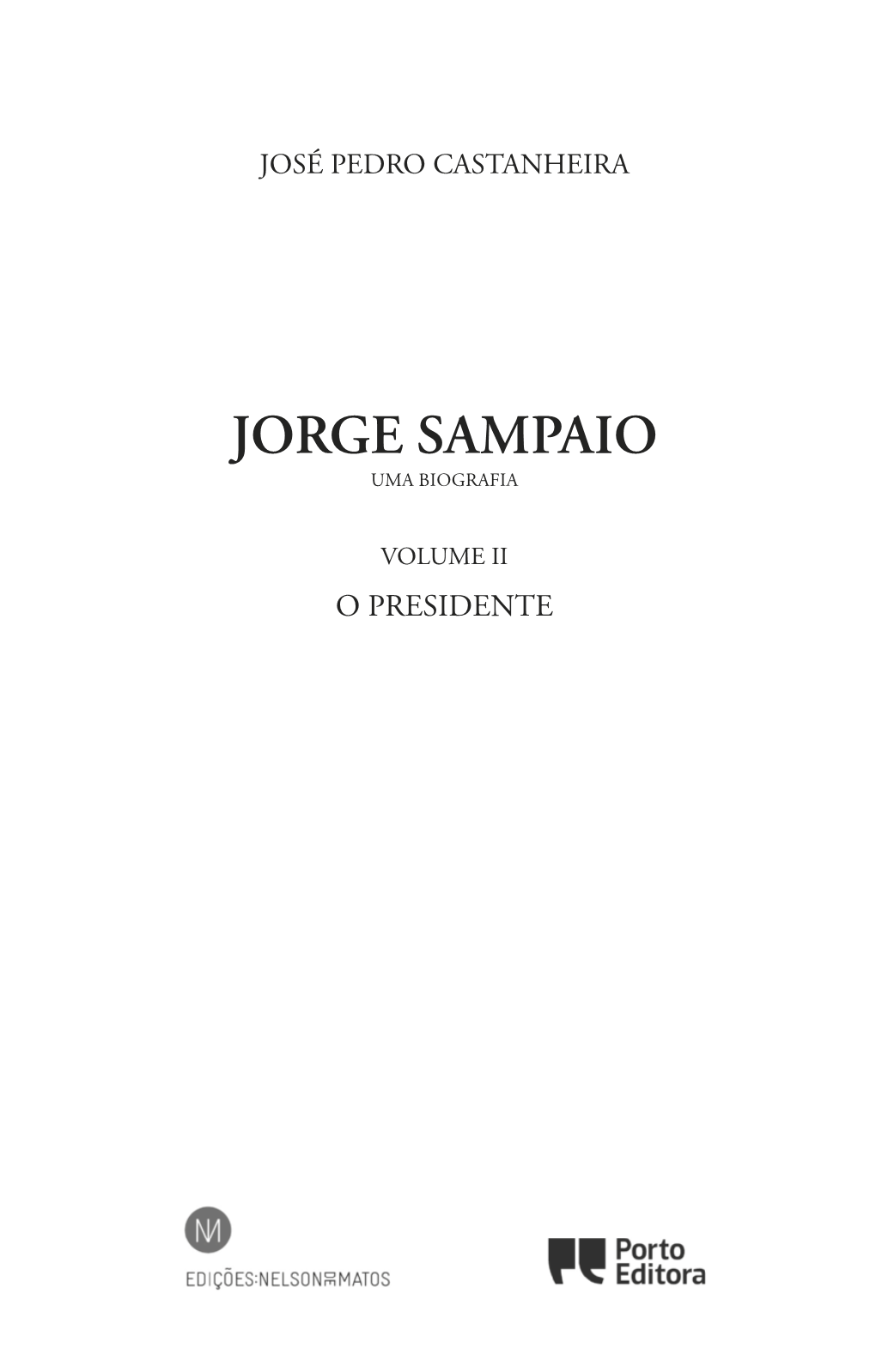 Jorge Sampaio Uma Biografia