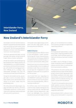 New Zealand's Interislander Ferry