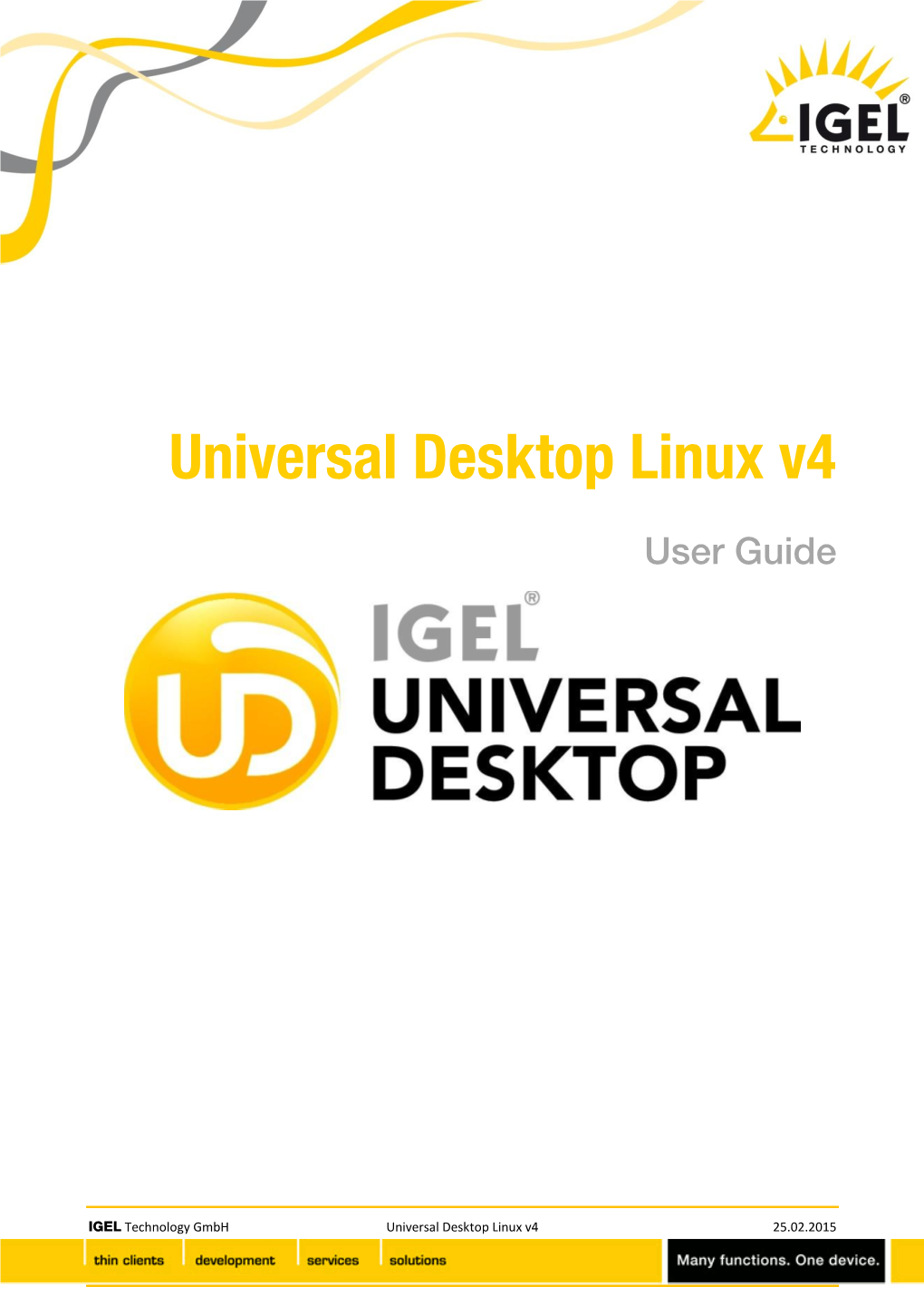 Universal Desktop Linux V4