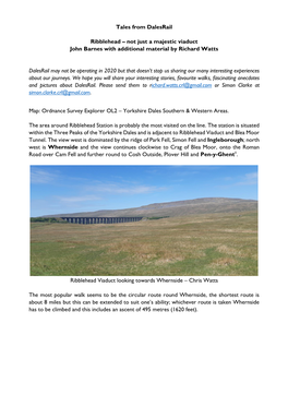 Tales from Dalesrail Ribblehead – Not Just a Majestic Viaduct John