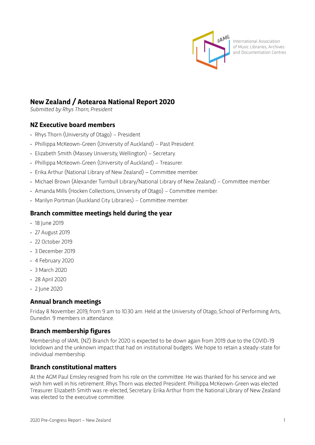 2020 Pre-Congress Report – New Zealand.Pages