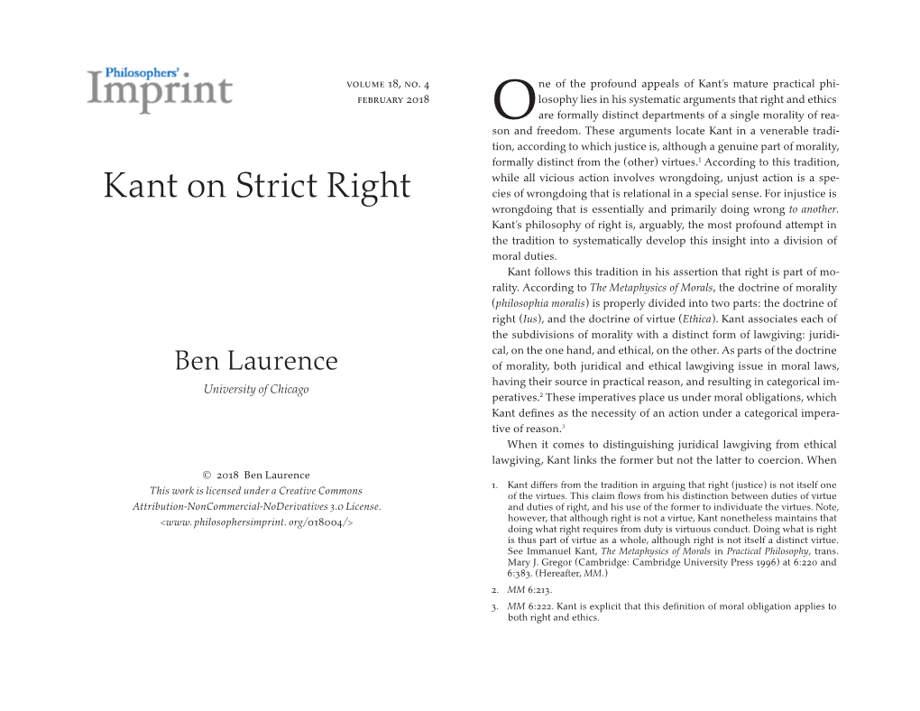 Kant-On-Strict-Right.Pdf