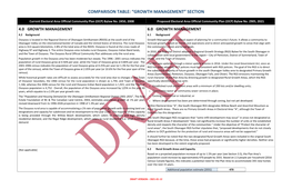 Growth Management” Section