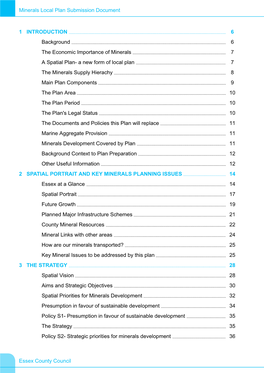 Minerals Local Plan Submission Document