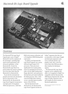 Macintosh Llfx Logic Board Upgrade Overview