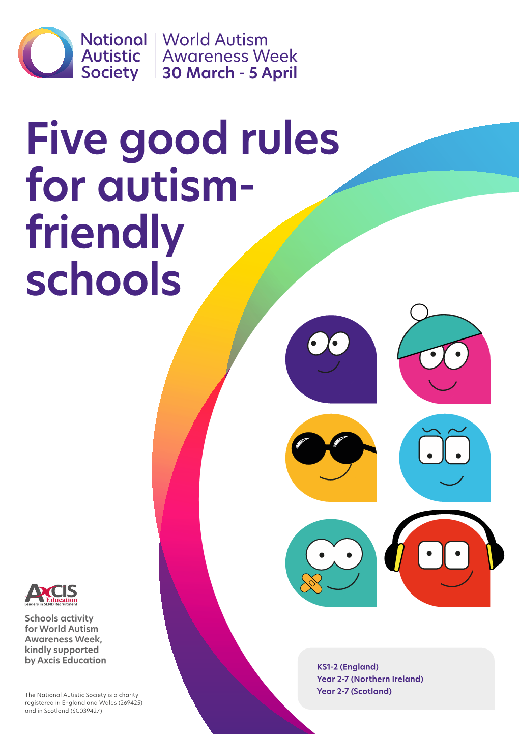 KS1-KS2 Five Good Rules for Autism Friendly Schools