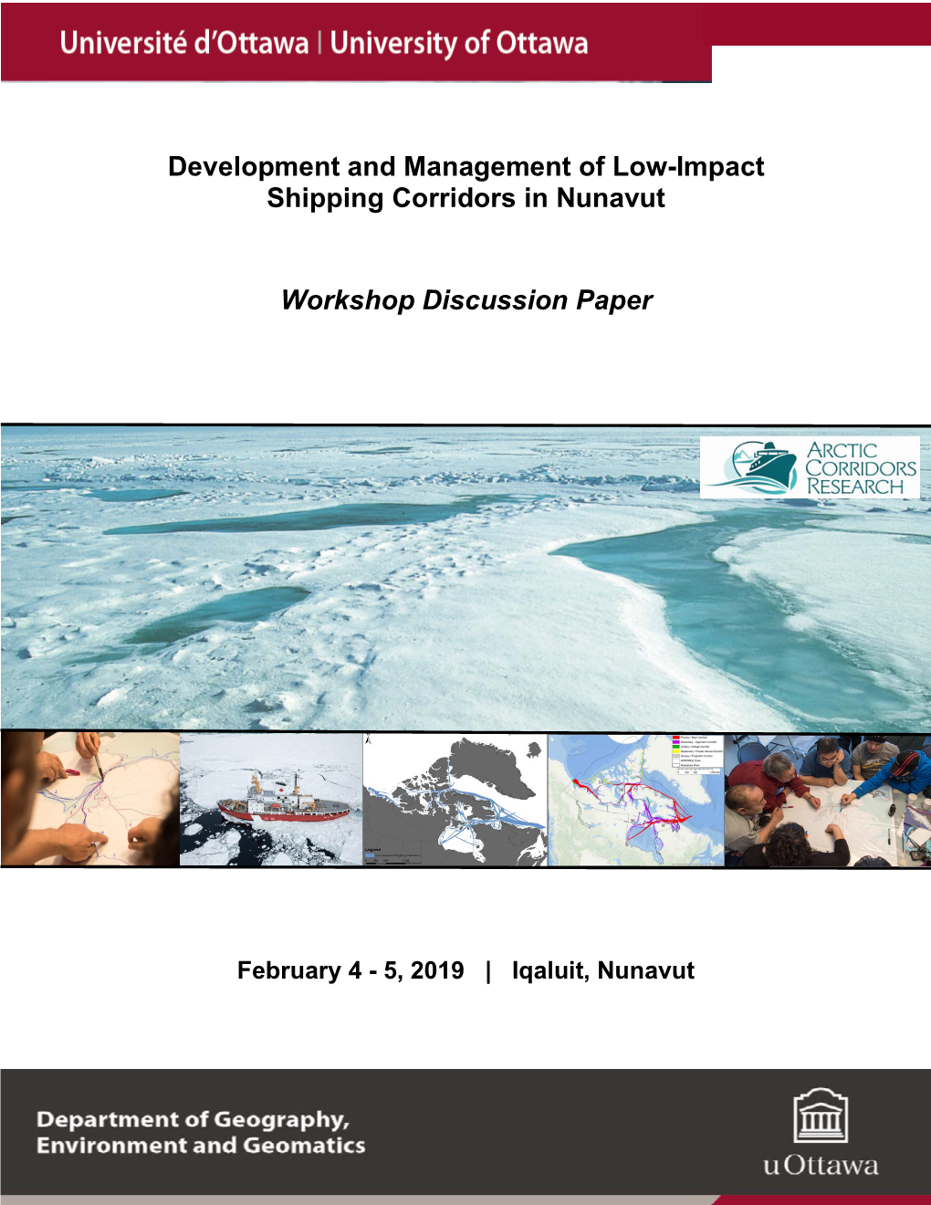 Development and Management of Low-Impact Shipping Corridors in Nunavut