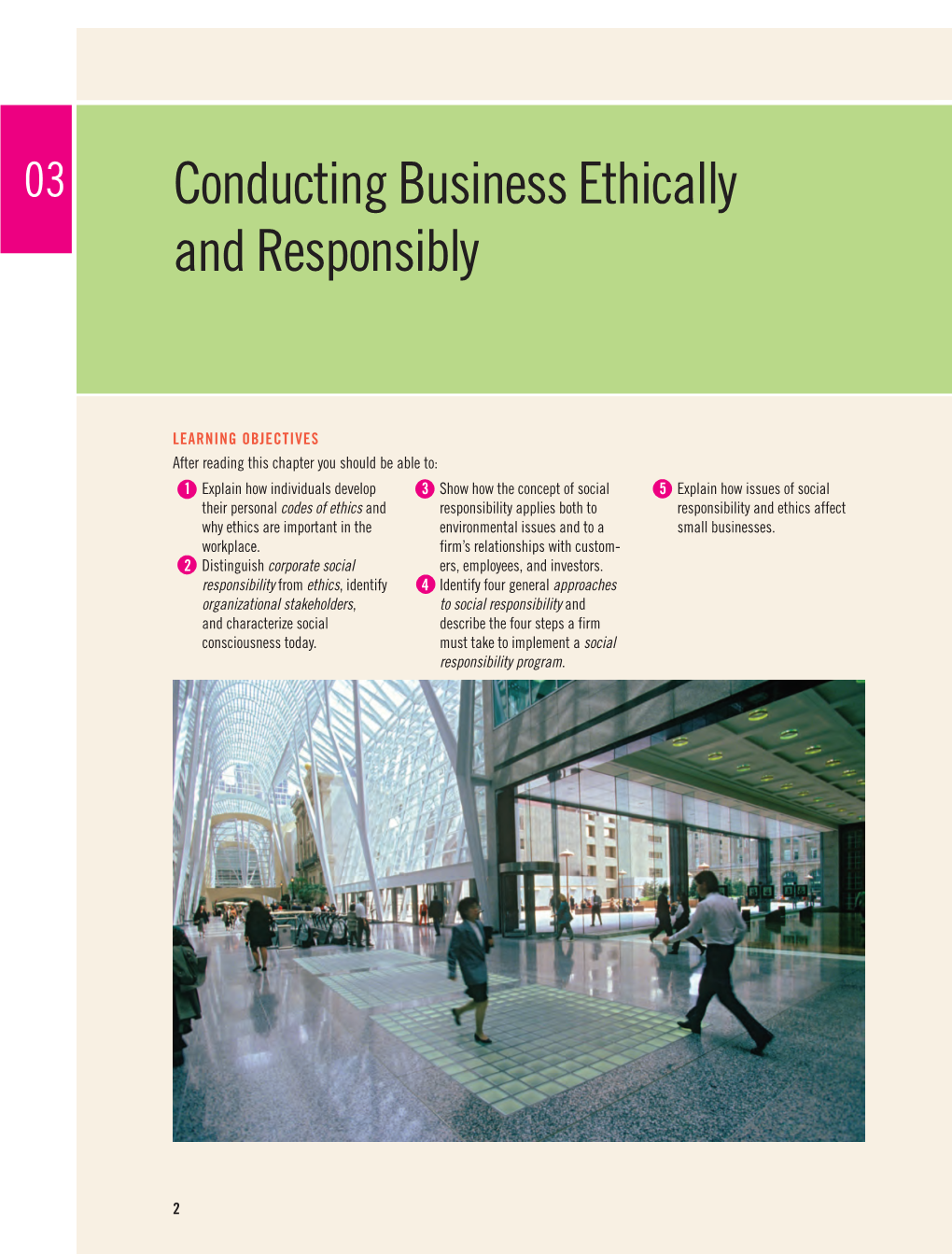 Conducting Business Ethically and Responsibly