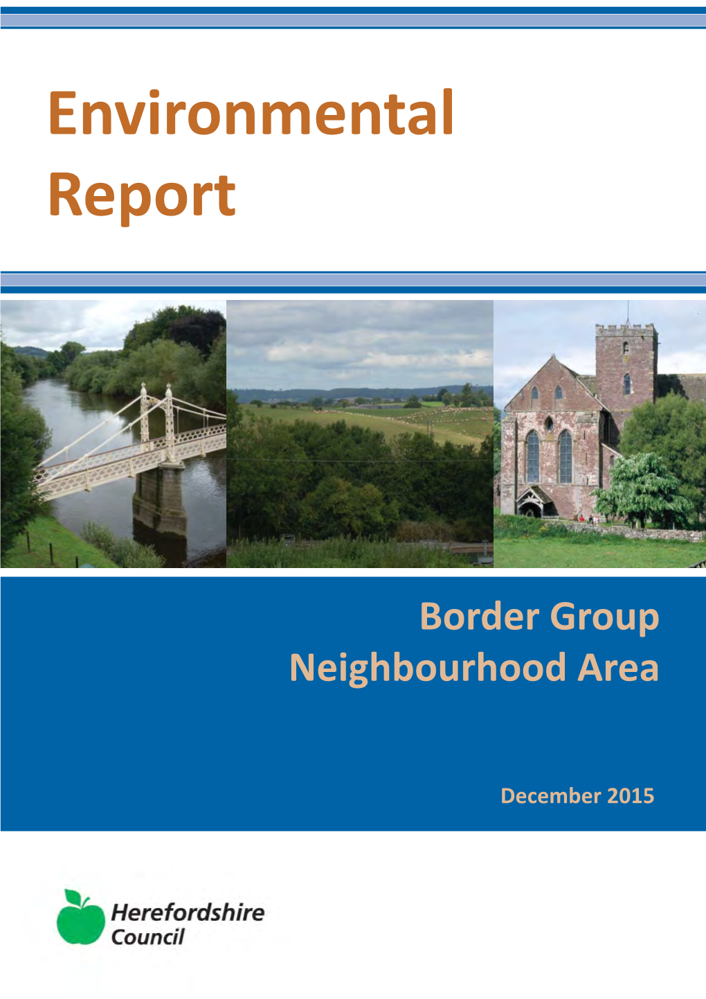 Border Group Environmental Report December 2015