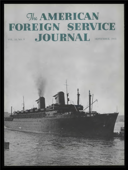 The Foreign Service Journal, September 1941