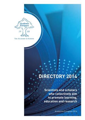 Academia Europaea Directory 2014