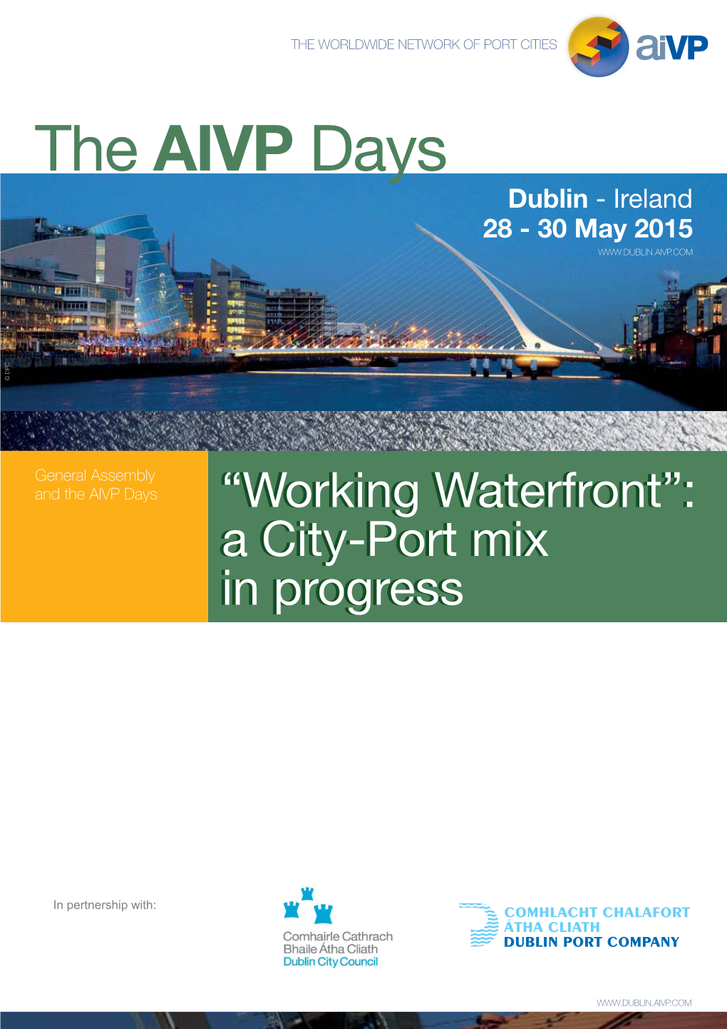 The AIVP Days Dublin - Ireland 28 - 30 May 2015 © DPC