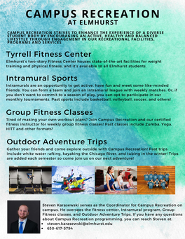 Campus Recreation at Elmhurst