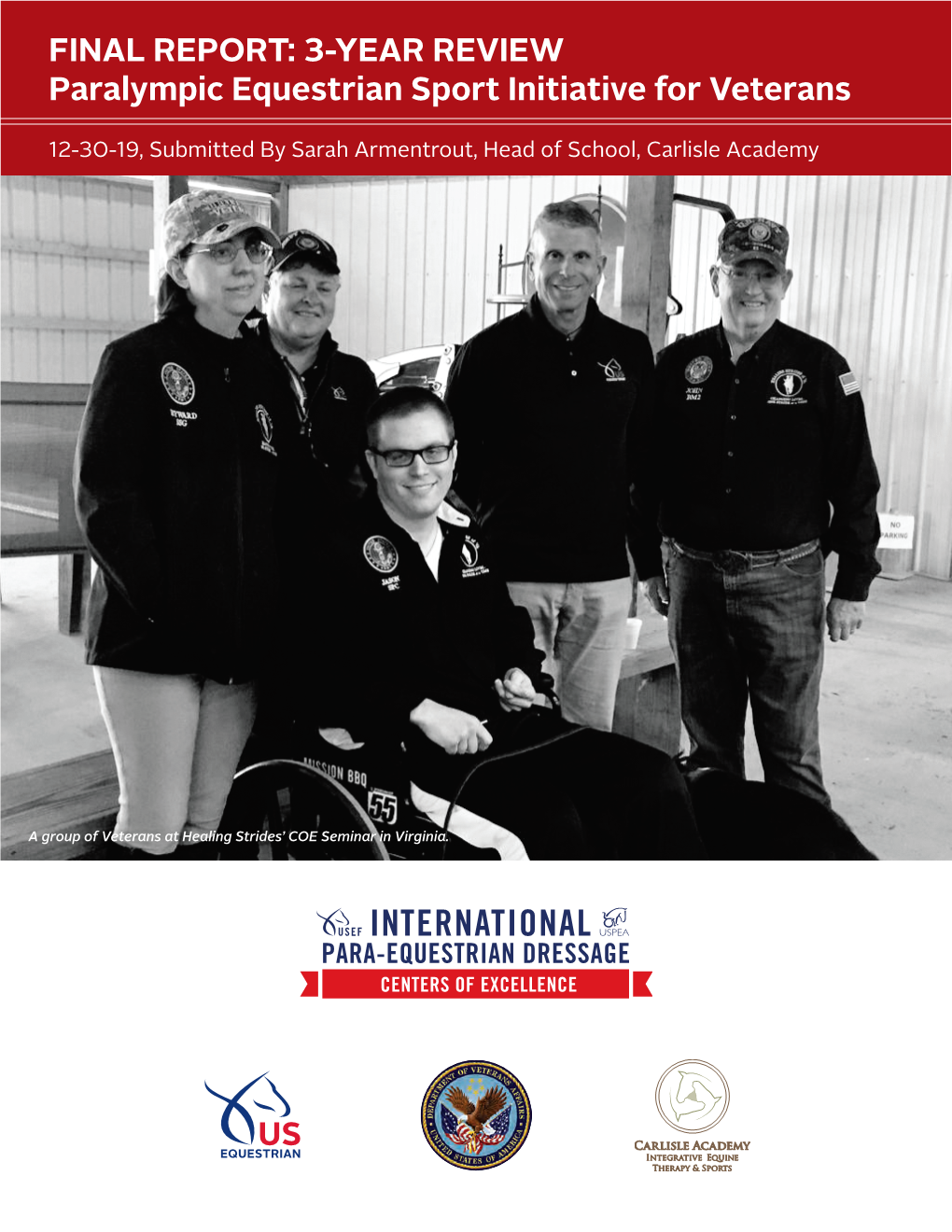 Read Our Final Report on the Paralympic Equestrian Sport Initiative for Veterans
