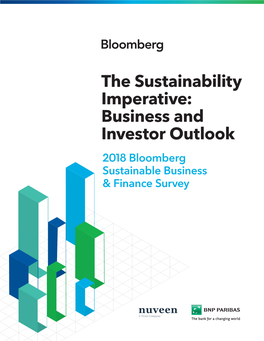 The Sustainability Imperative: Business and Investor Outlook
