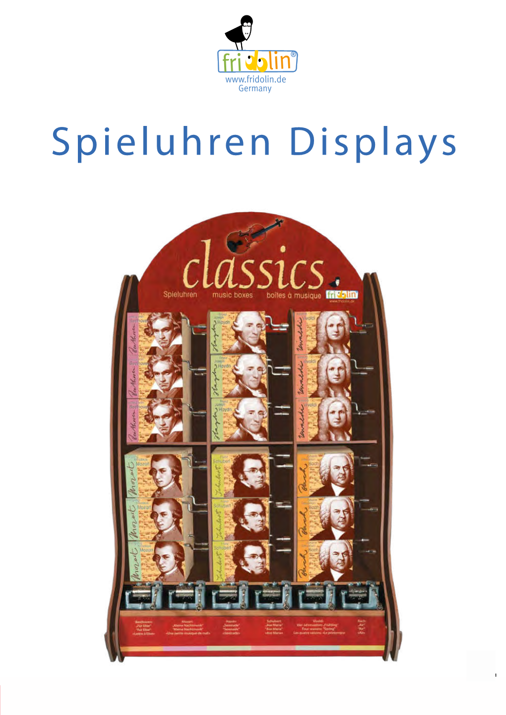 Spieluhren Displays