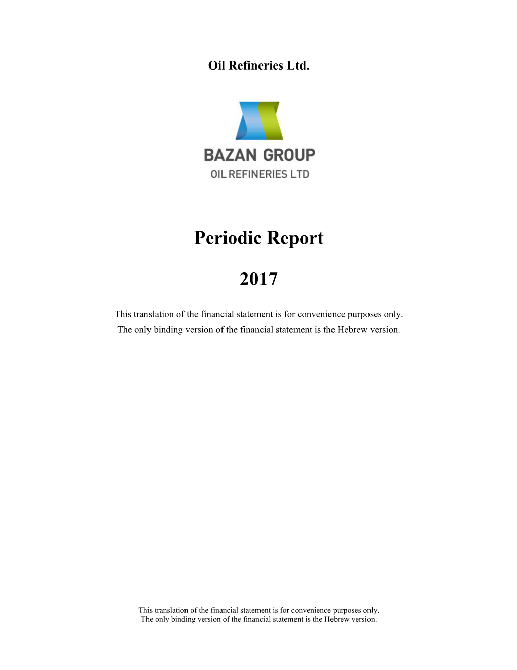 Periodic Report 2017