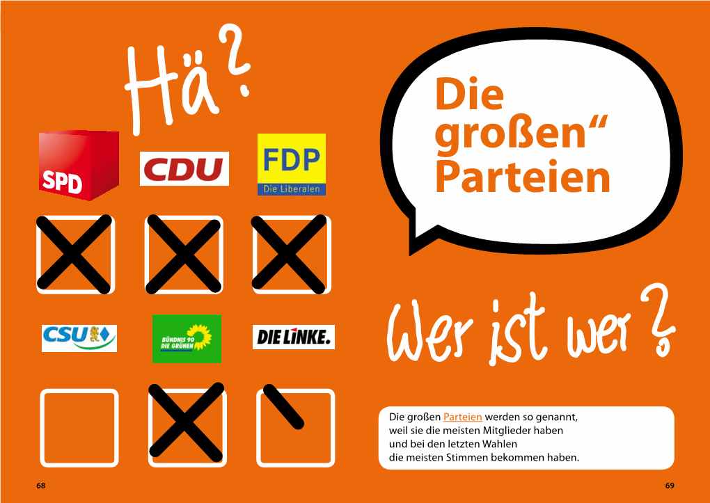 Die Großen“ Parteien