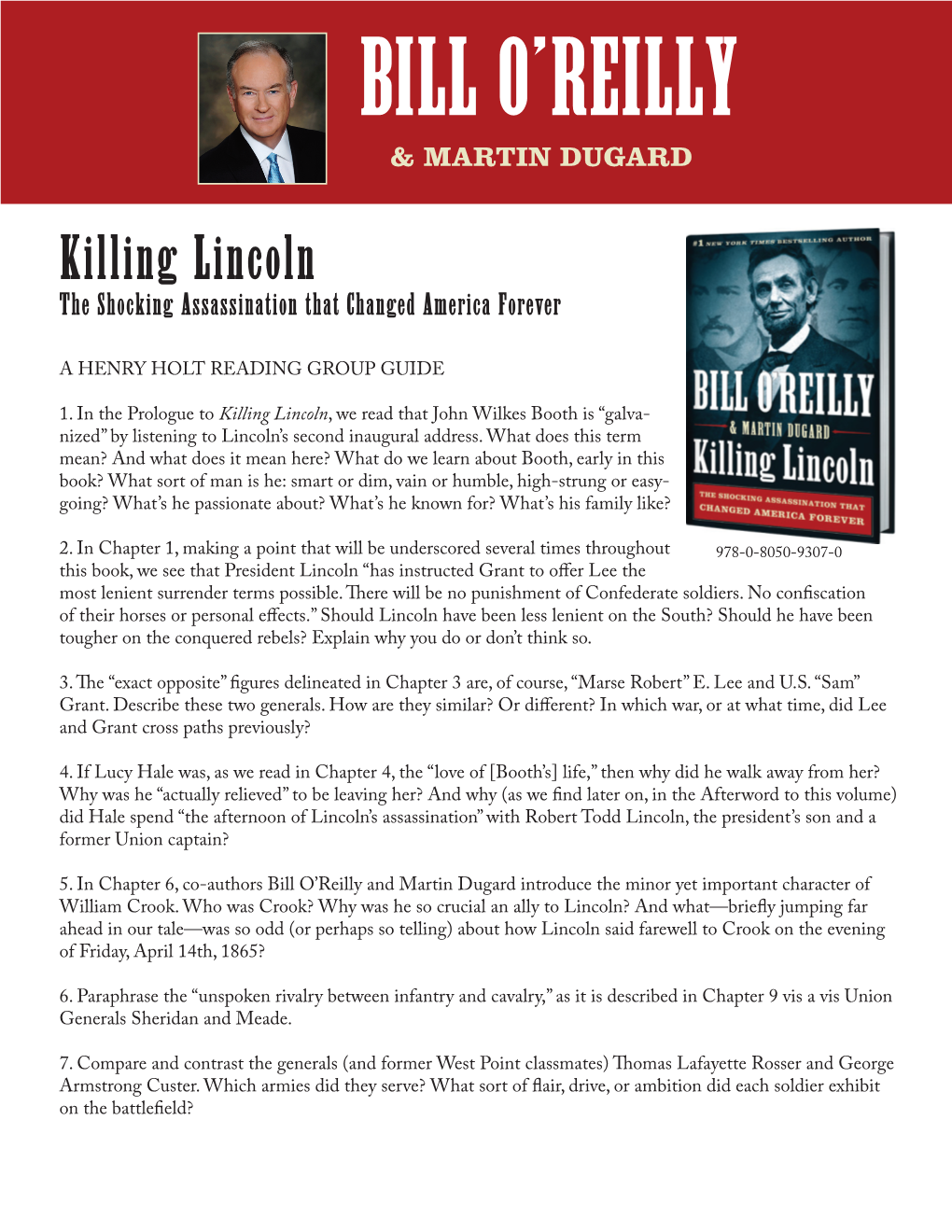 Killing Lincoln the Shocking Assassination That Changed America Forever