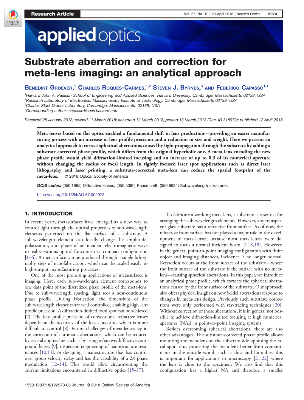 Substrate Aberration and Correction for Meta-Lens Imaging: an Analytical Approach