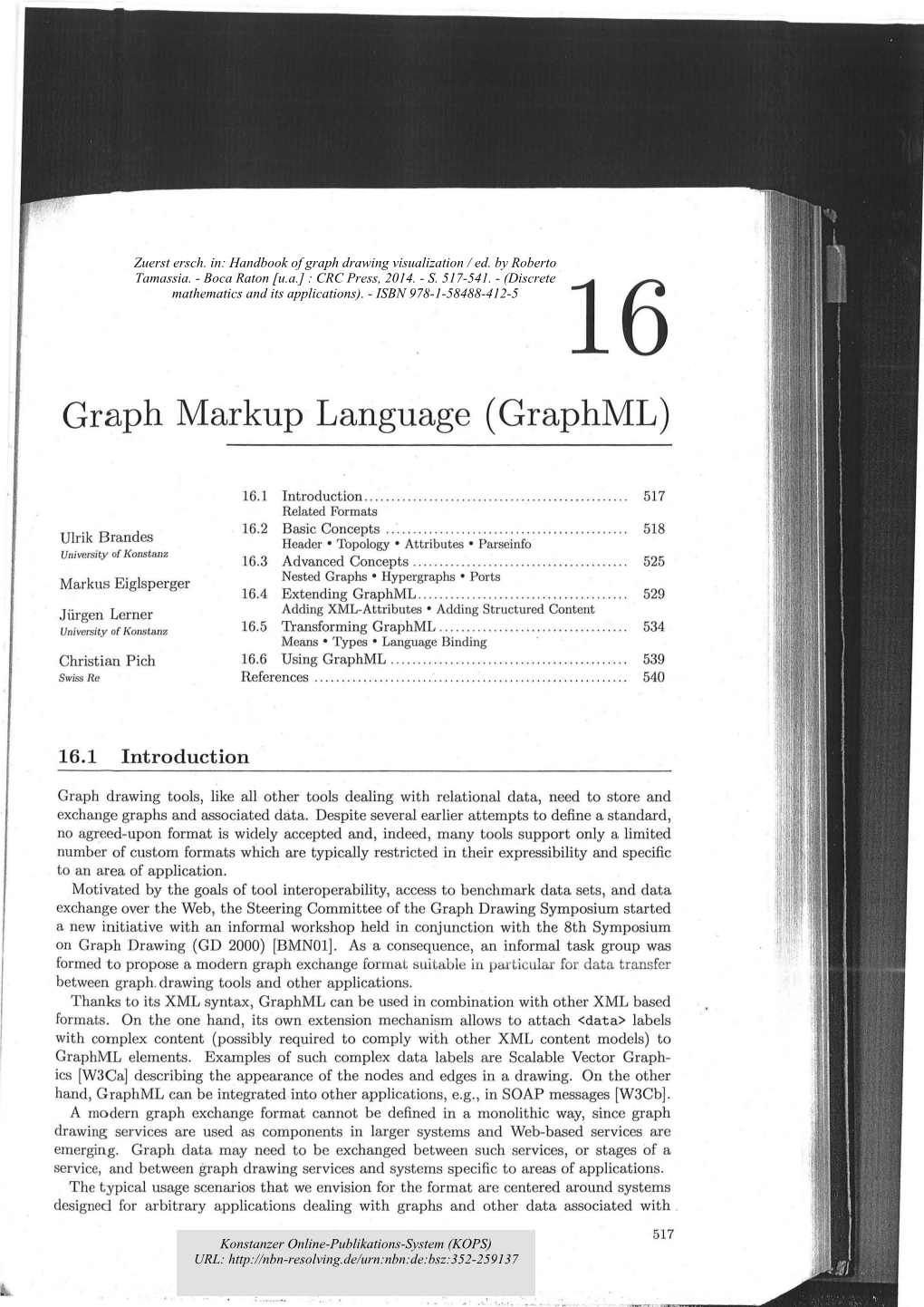 Graph Markup Language (Graphml)