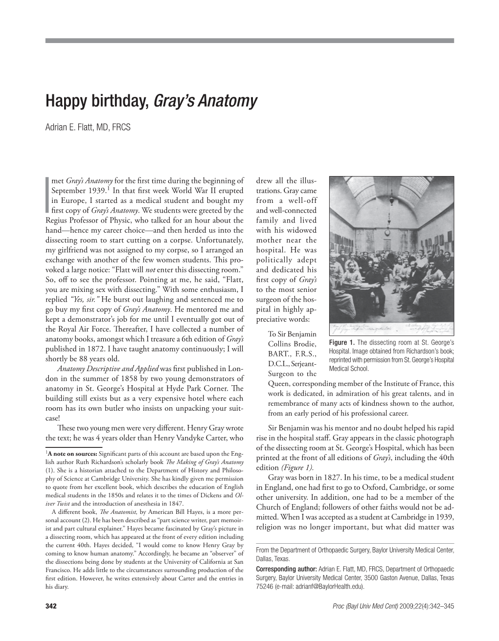 Happy Birthday, Gray's Anatomy