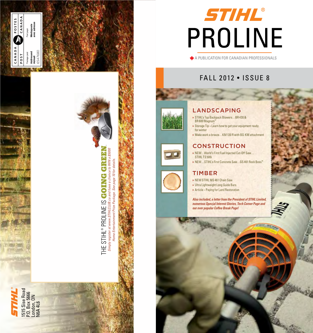 Proline a Publication for Canadian Professionals