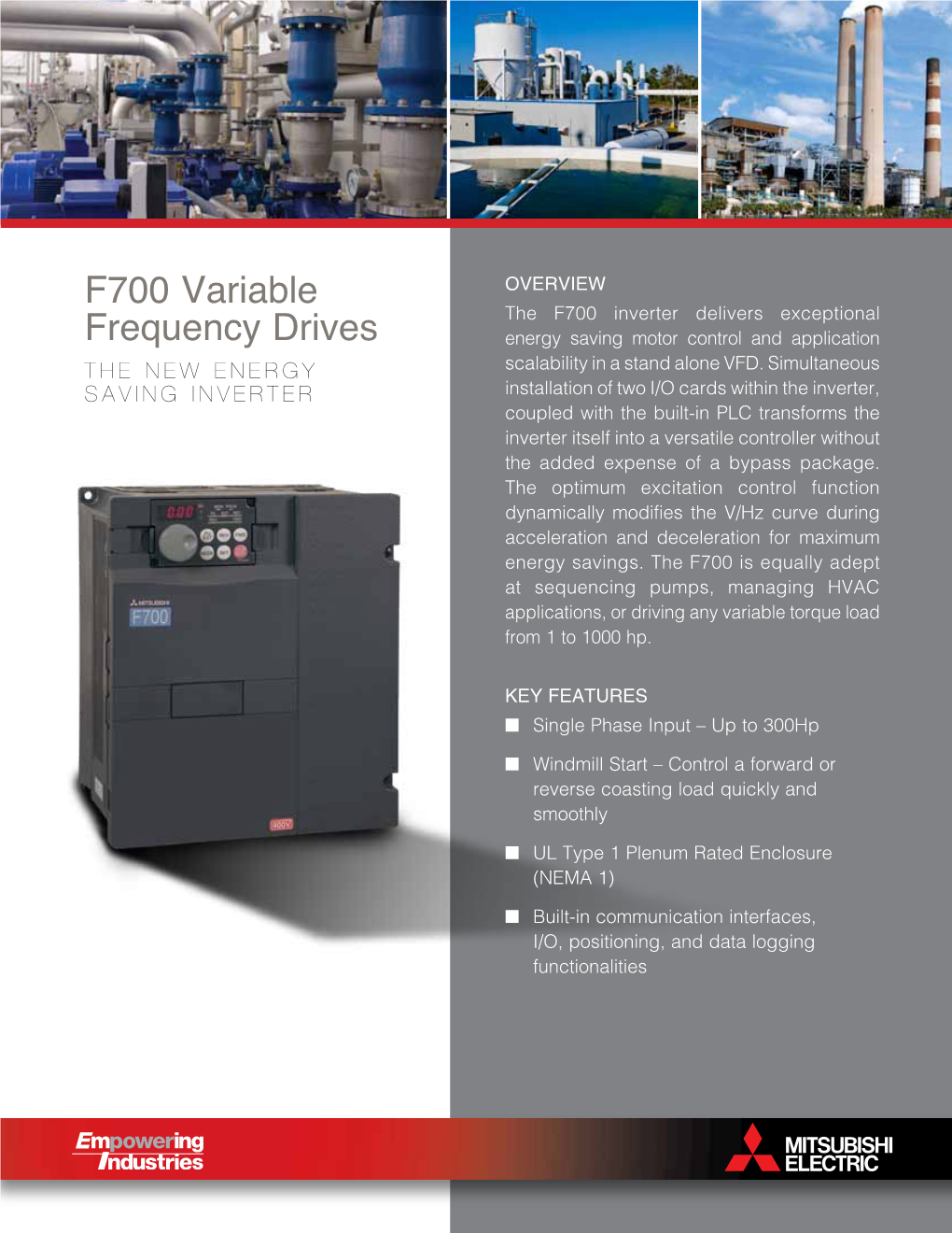 F700 Variable Frequency Drives