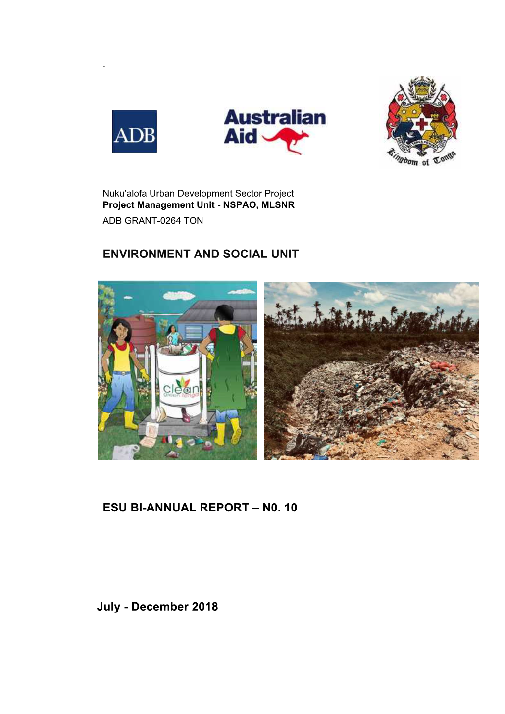 Environment and Social Unit Esu Bi-Annual Report