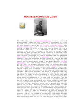 Mohandas Karamchand Gandhi