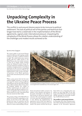 Unpacking Complexity in the Ukraine Peace Process