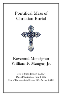 Pontifical Mass of Christian Burial