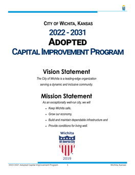 2022-2031 Proposed Capital Improvement Program