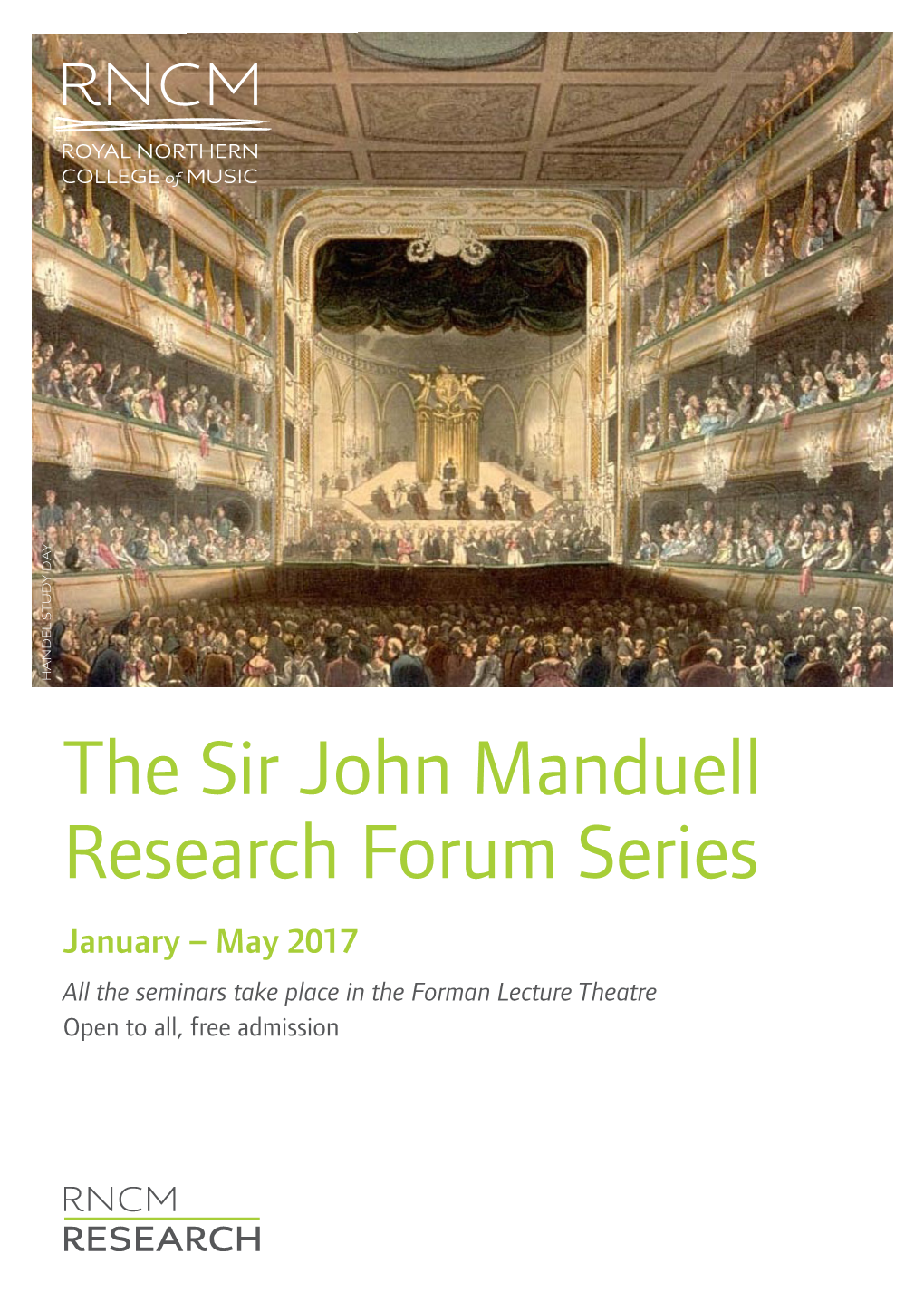 The Sir John Manduell Research Forum Series