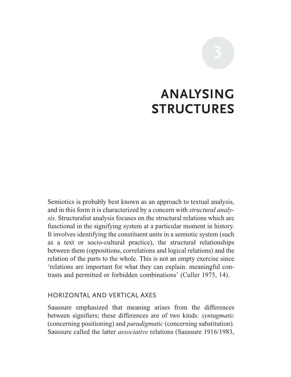 03 Analysing Structures