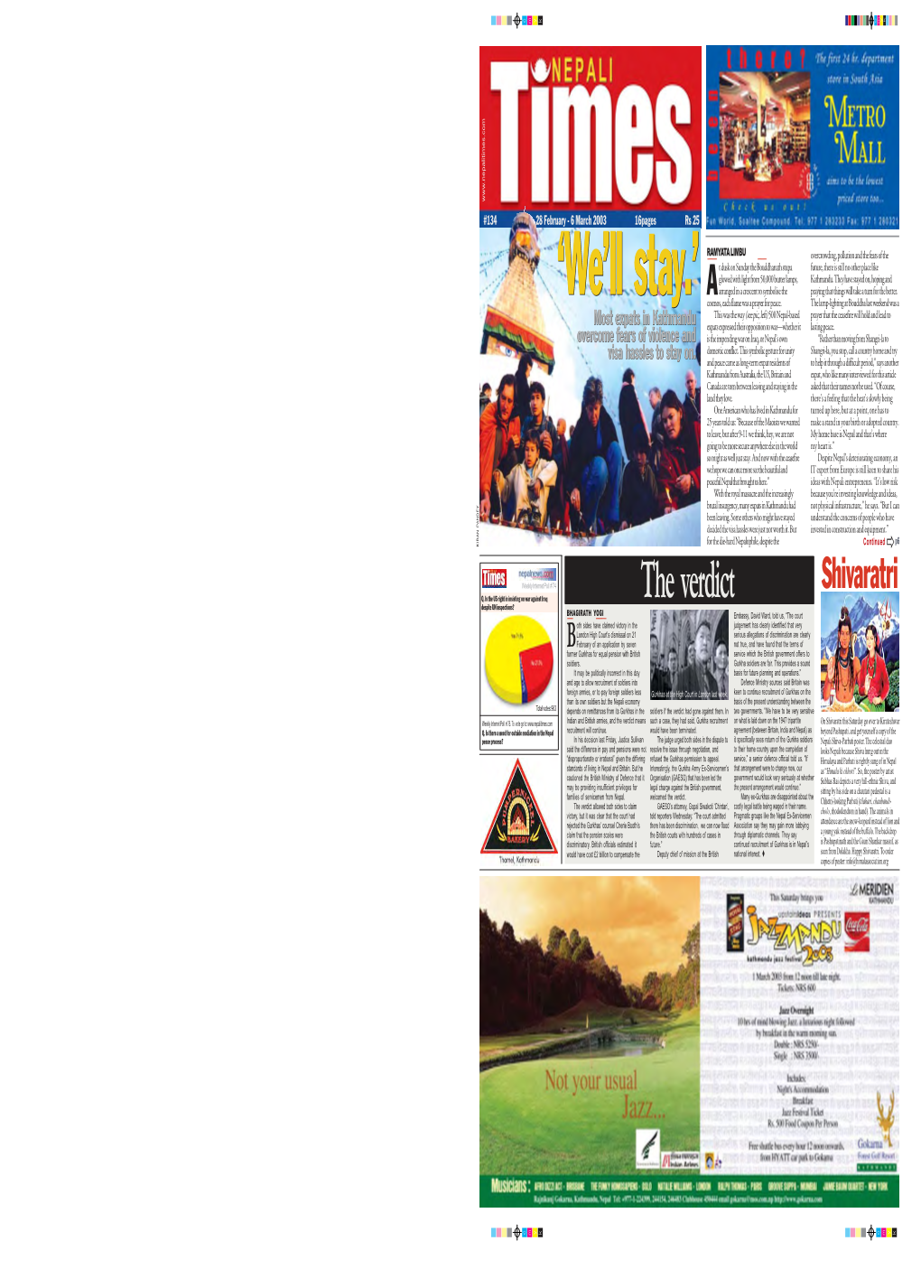 Nepali Times Is Published by Himalmedia Pvt Ltd, of $500 a Month on Intelligentsia