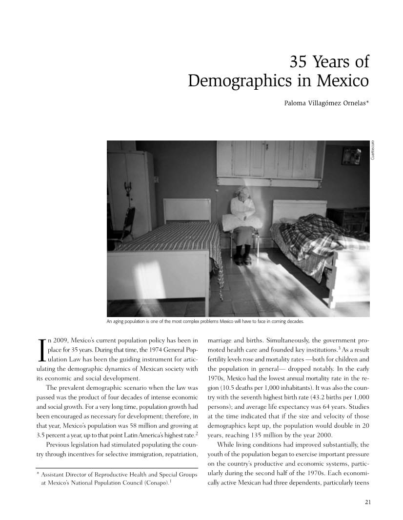 35 Years of Demographics in Mexico