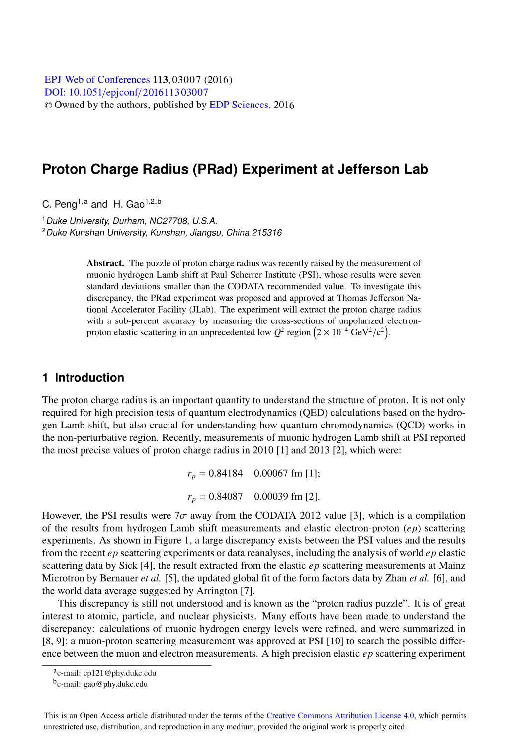 Proton Charge Radius (Prad) Experiment at Jefferson Lab