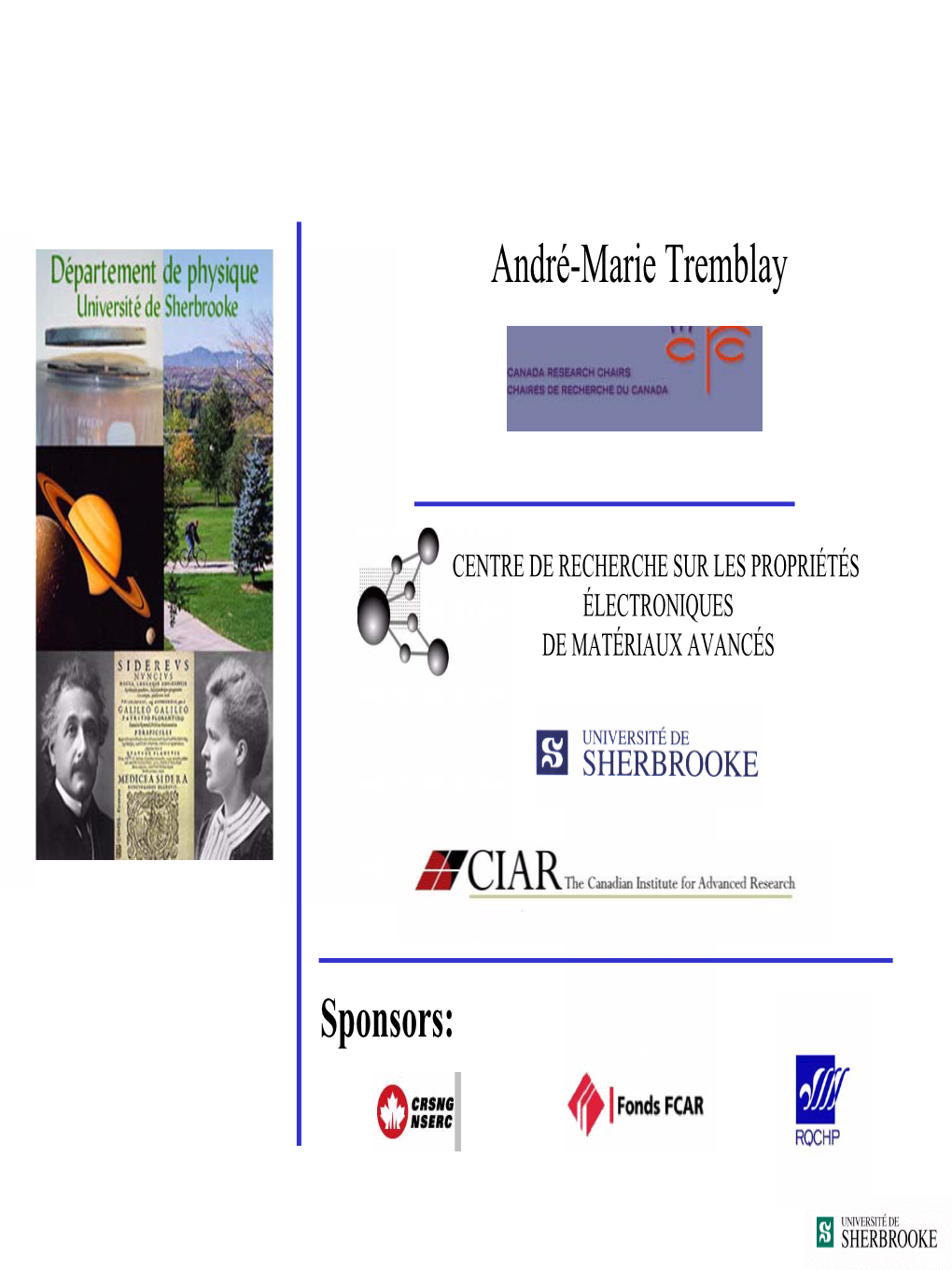 André-Marie Tremblay Sponsors