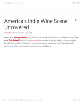 America's Indie Wine Scene Uncovered - Eater 3/2/20, 2'26 PM