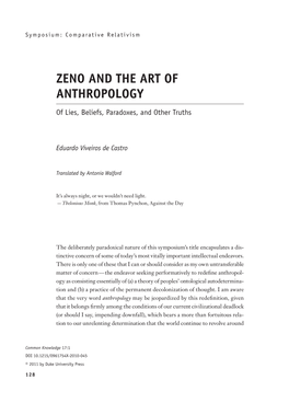 Zeno and the Art of Anthropology