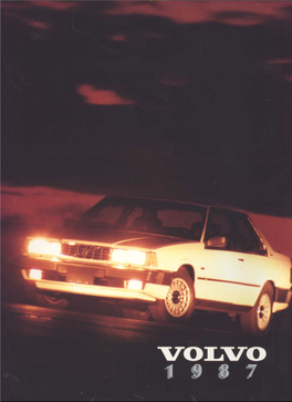 Volvo Model Year 1987 Press