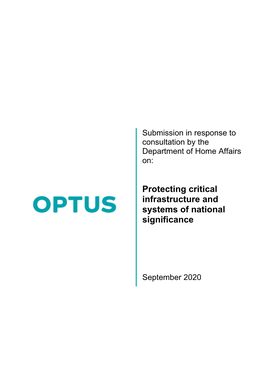 Protecting Critical Infrastructure and Systems of National Significance