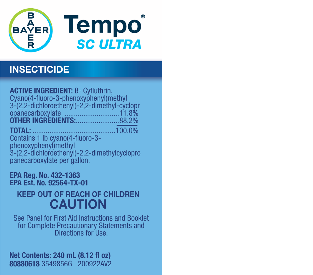 Tempo SC Ultra Package Label